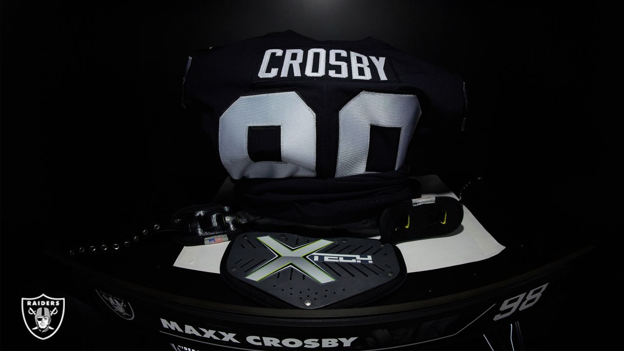 : NFL PRO LINE Men's Maxx Crosby Black Las Vegas