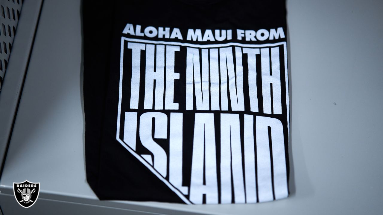 Aloha Maui From The Ninth Island Las Vegas Raiders T-Shirt