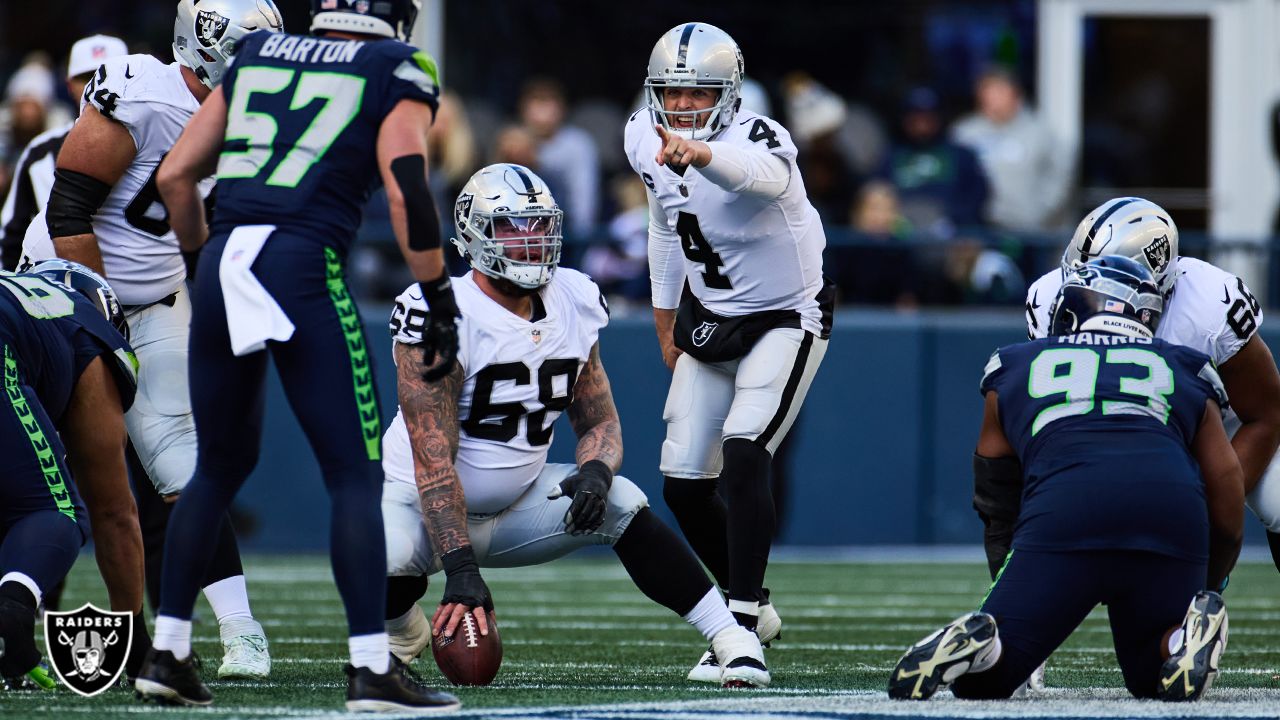 Seahawks sack Derek Carr 6 times in London romp over Raiders