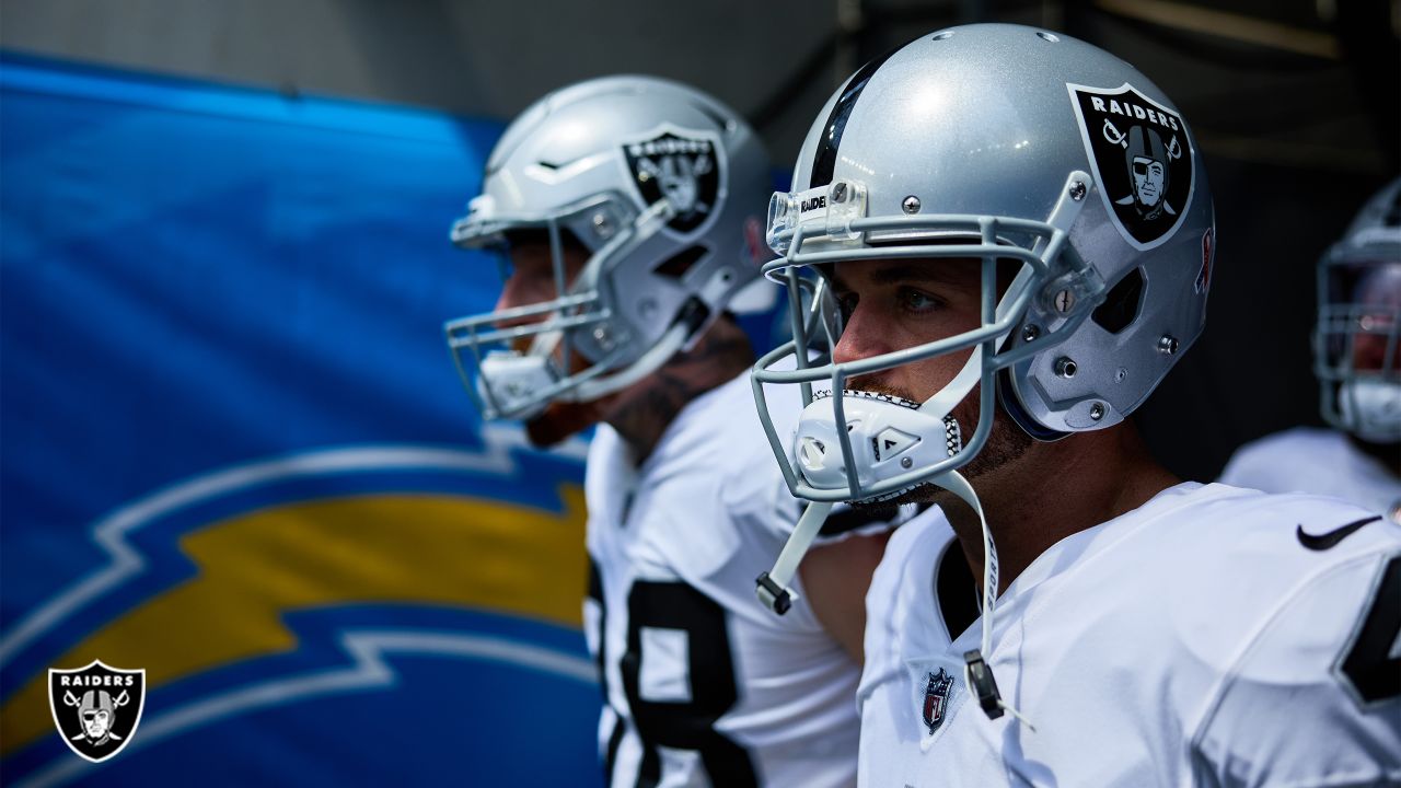 Oakland Raiders Quarterback Derek Carr in good spirits after