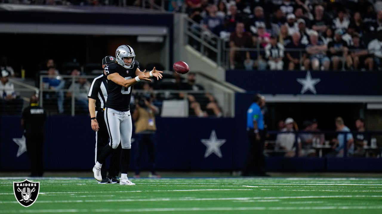 Las Vegas Raiders cornerback Bryce Cosby (44) defends against the Dallas  Cowboys during a preseason NFL Football game in Arlington, Texas, Saturday,  Aug. 26, 2023. (AP Photo/Michael Ainsworth Stock Photo - Alamy