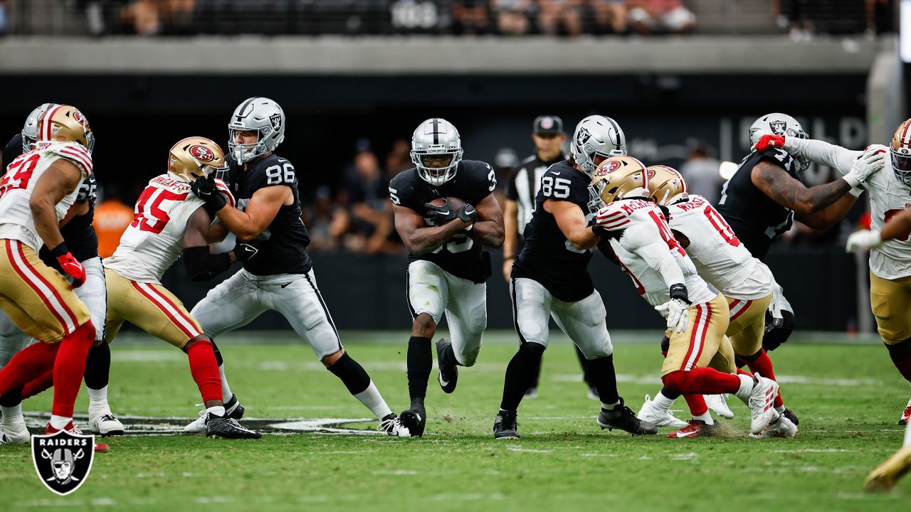 Raiders RB Zamir White vs the 49ers preseason Week 1 