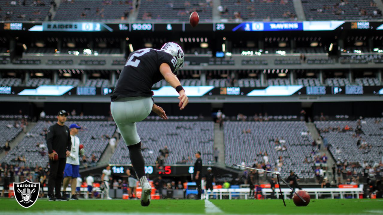 Las Vegas Raiders Week 1 Inactives vs. Baltimore Ravens