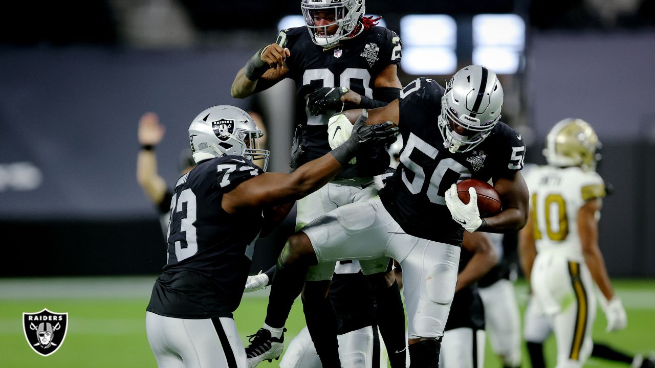 8 News Now - RAIDERS WIN!: The Las Vegas Raiders celebrate a  picture-perfect end to their historic first home game at Allegiant Stadium!  With the 34-24 win over the New Orleans Saints