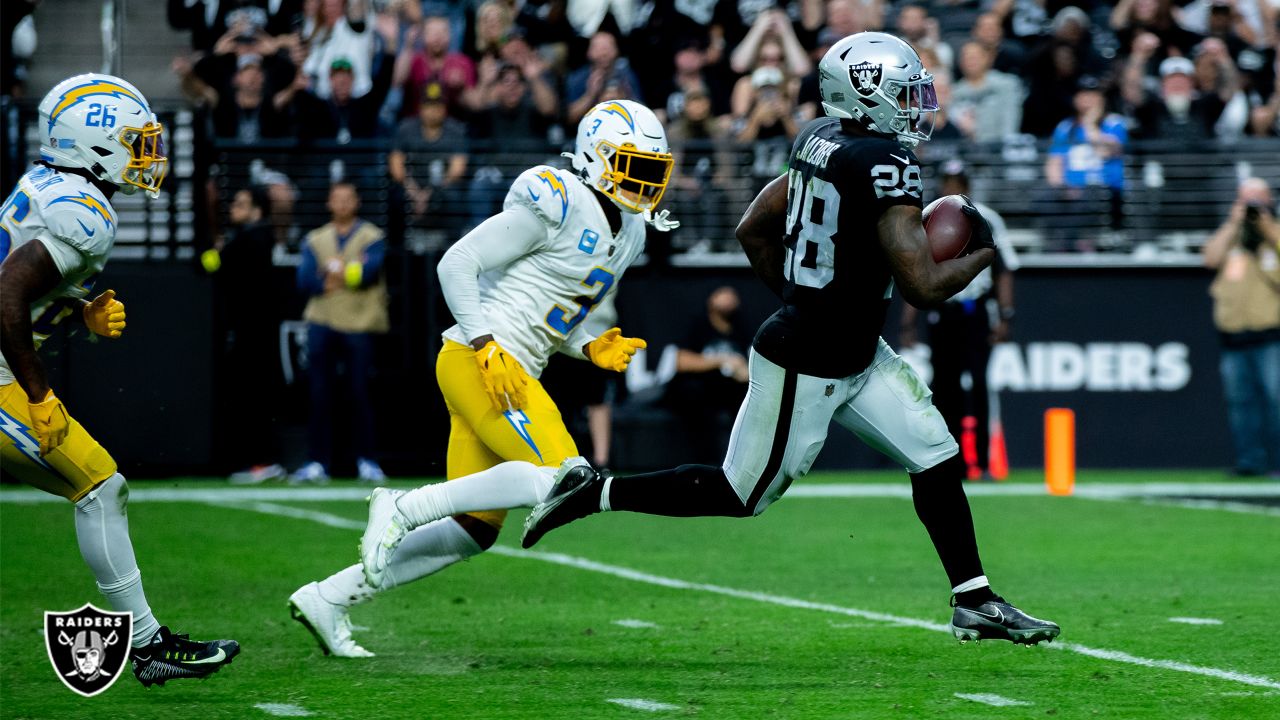 Raiders vs. Chargers Player Props, Jakob Johnson, Week 13