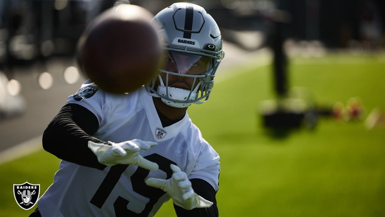 Defensive end Maxx Crosby mic'd up during 2023 Training Camp, motivates his  teammates and sets the bar for the first day of pads for the Las Vegas  Raiders