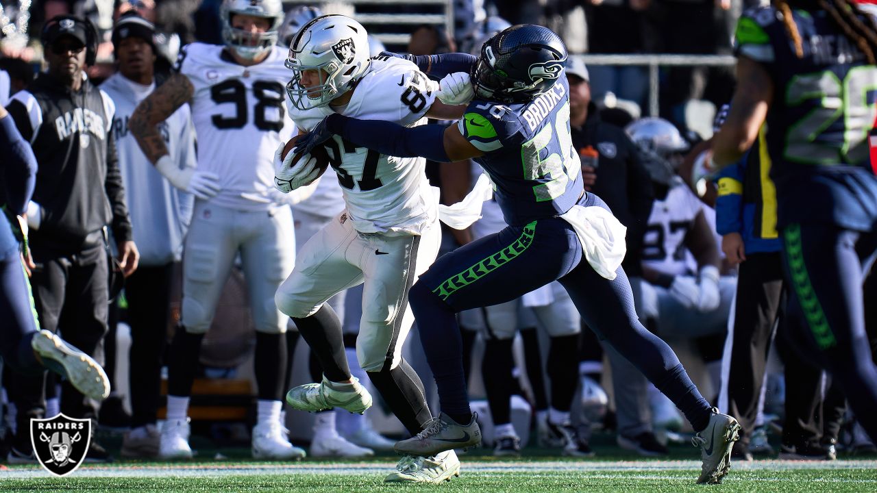 February 6, 2022: Seattle Seahawks quarterback Russell Wilson (3) is sacked  by Las Vegas Raiders defensive end Maxx Crosby (98) during the NFL Pro Bowl  game at Allegiant Stadium in Las Vegas