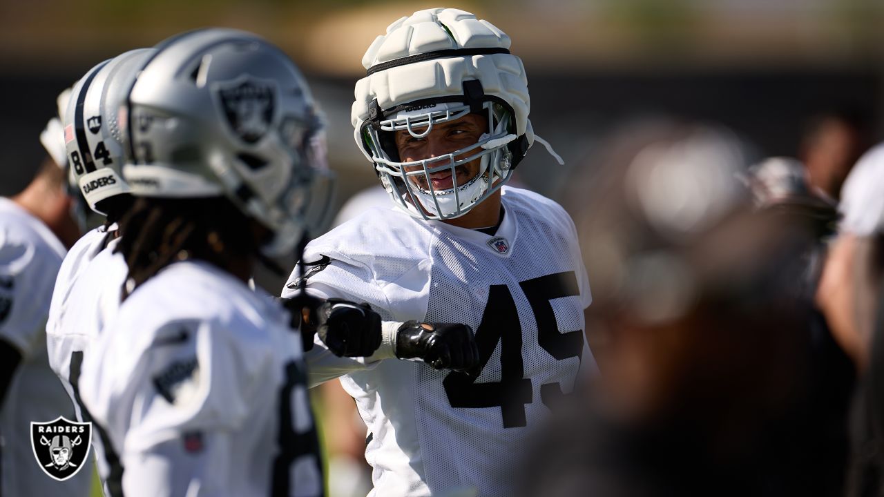 Raiders Training Camp: Could Jakob Johnson lineup at tight end? - Silver  And Black Pride