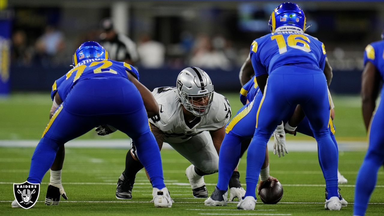 No one blocks Las Vegas Raiders defensive tackle Darius Philon on crushing  sack of Los Angeles Chargers quarterback Justin Herbert