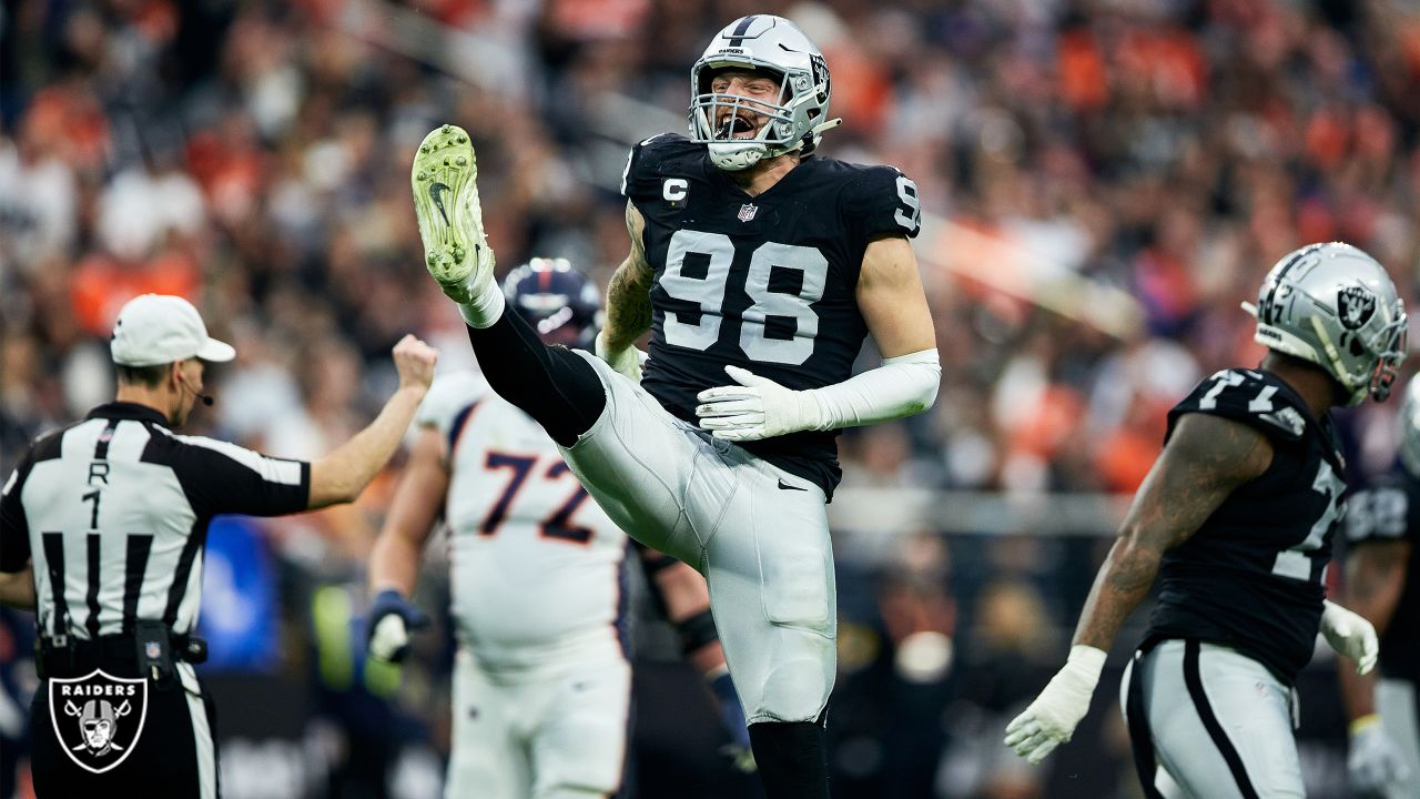 Defensive end Maxx Crosby's sound on the field from joint practice with the  Los Angeles Rams prior to the Raiders' Preseason Week 2 matchup