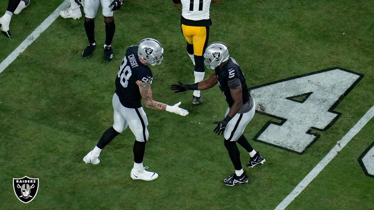 The Raiders lost to the Steelers 23-18 in their home opener.