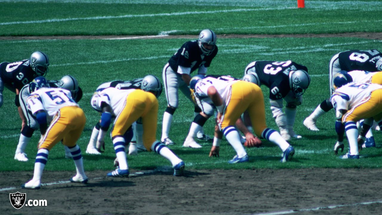 Throwback Uniforms: Raiders and Chargers (1963) 