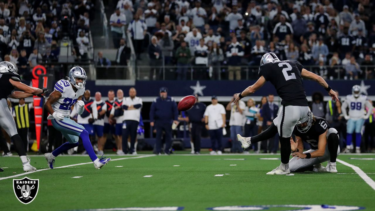 Las Vegas Raiders wide receiver DeSean Jackson turns his first catch as a  Raider from a would-be touchdown to a fumble