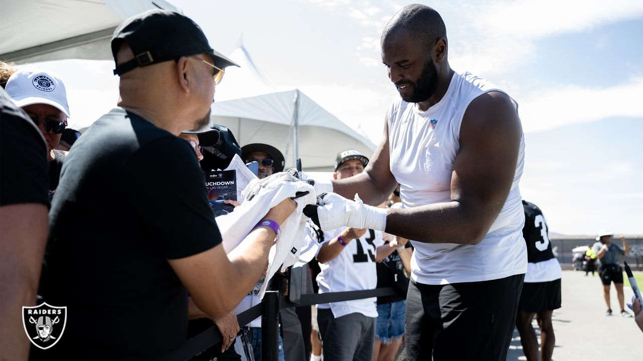 Raiders engage community during Training Camp