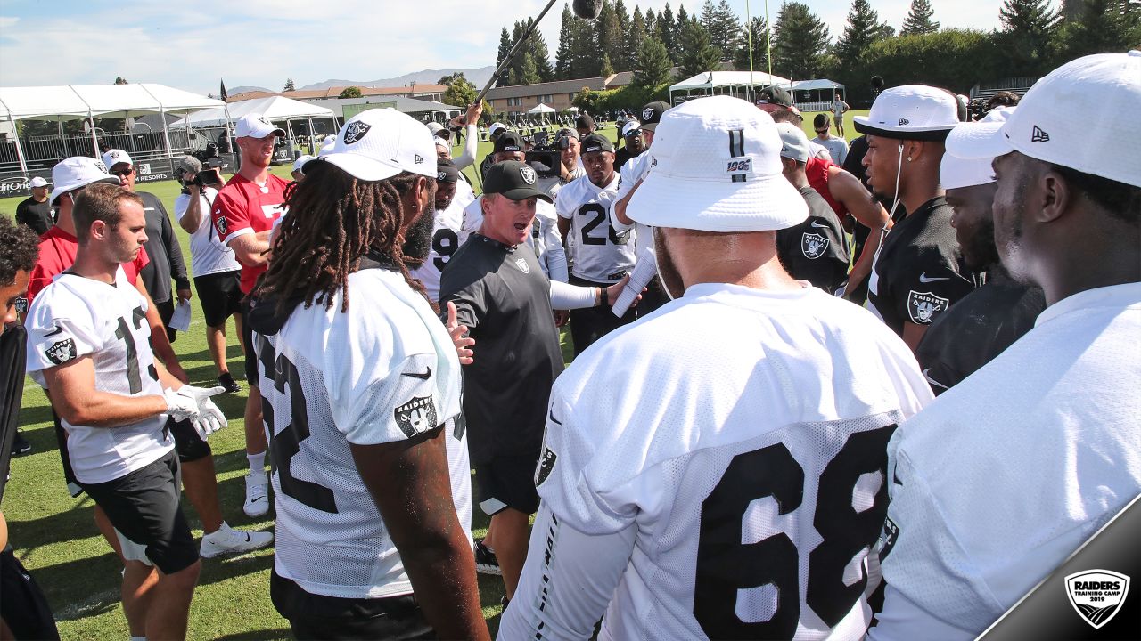 Just snarl, baby! Raiders' Jon Gruden gets into the spirit for 'Hard Knocks”