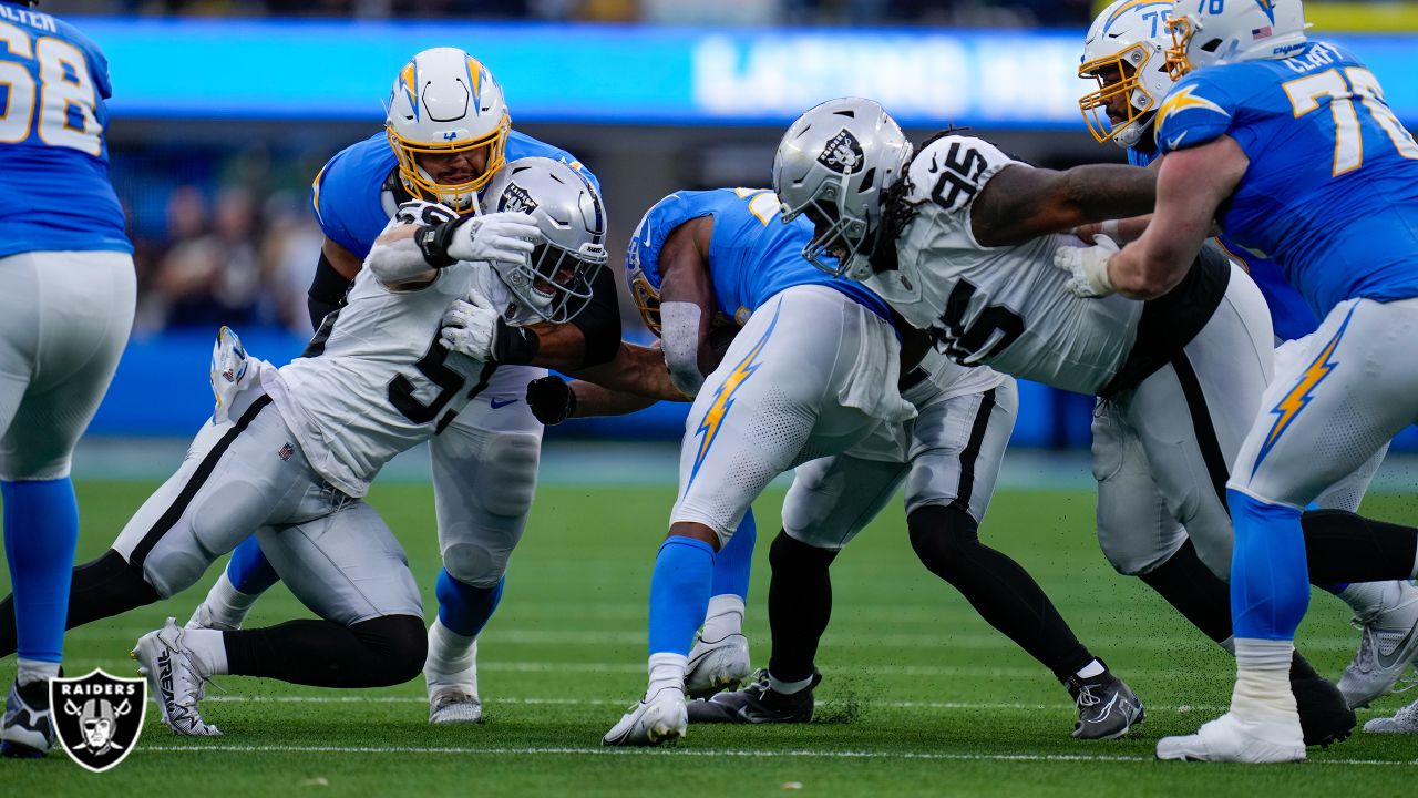 Halftime Report: Raiders fall behind early against the Chargers