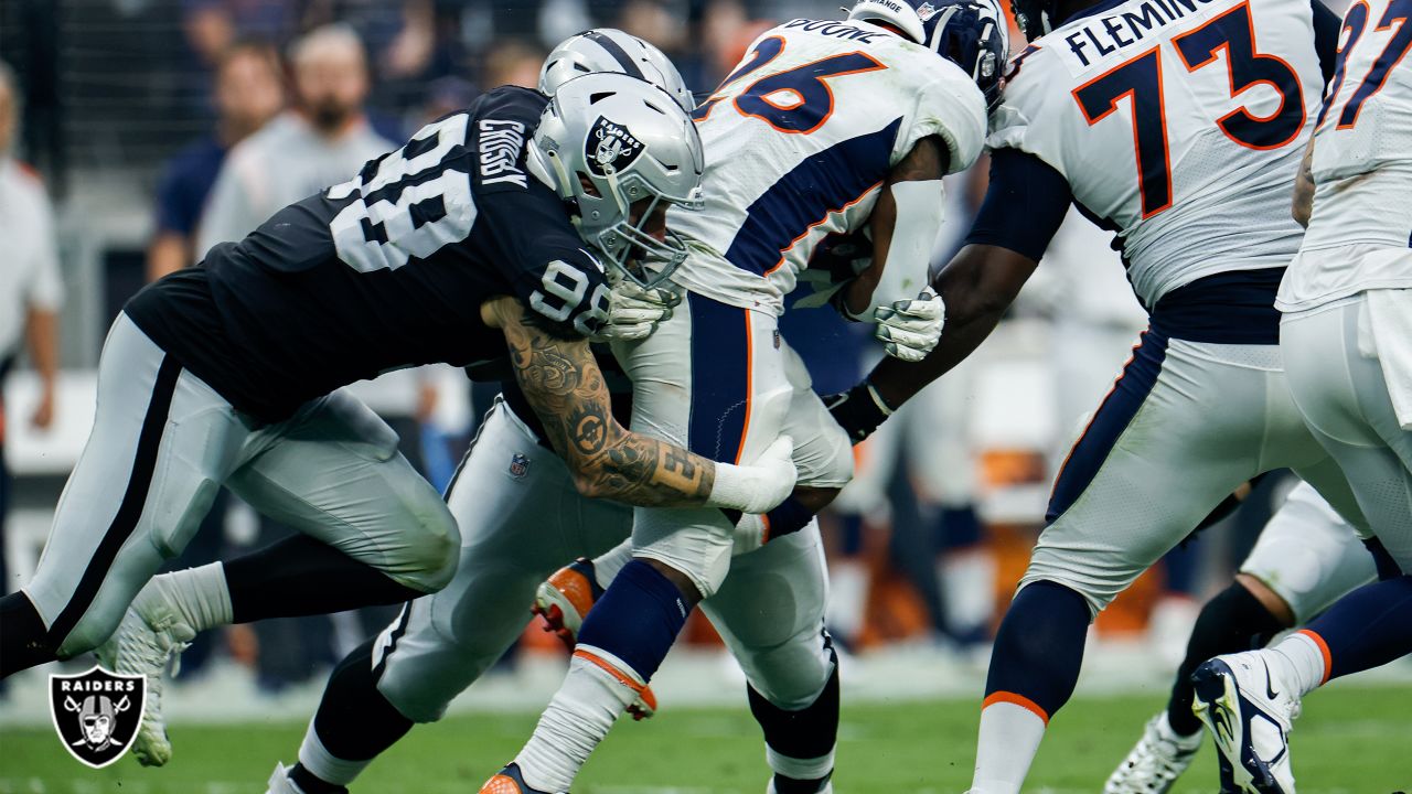 Las Vegas Raiders establish Josh Jacobs in 32-23 win over Broncos - Silver  And Black Pride