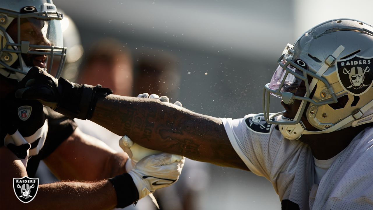 Las Vegas Raiders guard Richie Incognito (64) during training camp