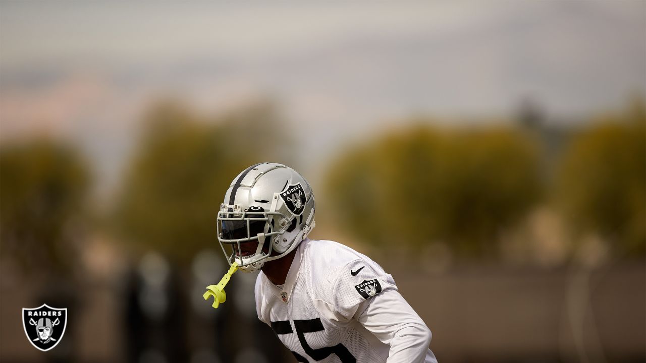 Las Vegas Raiders linebacker Marquel Lee (55) during the second