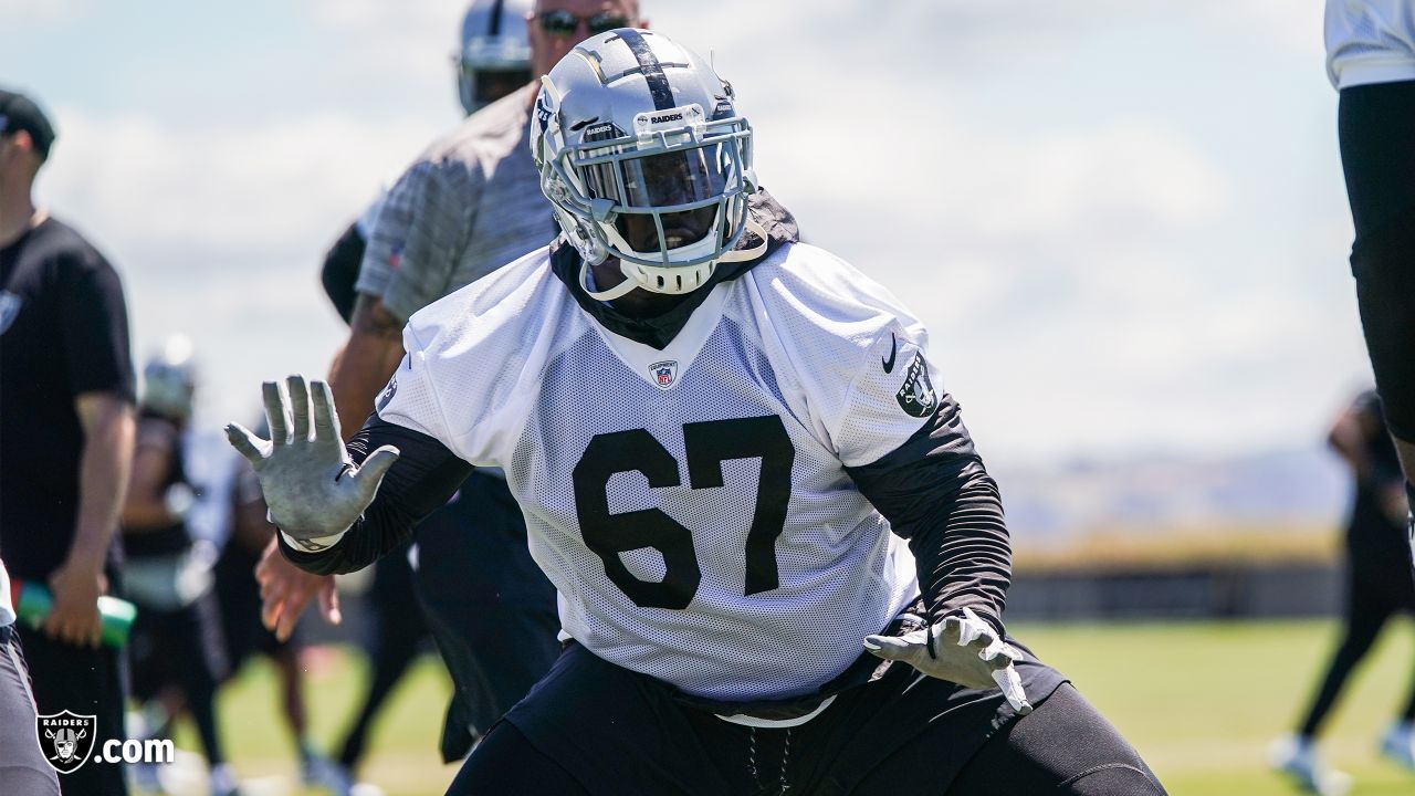 Raiders' Clelin Ferrell getting reps at DT