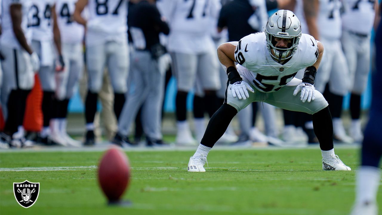 Las Vegas Raiders wide receiver Mack Hollins (10) runs during the second  half of an NFL football game against the Denver Broncos, Sunday, Oct. 2,  2022 in Las Vegas. (AP Photo/Abbie Parr