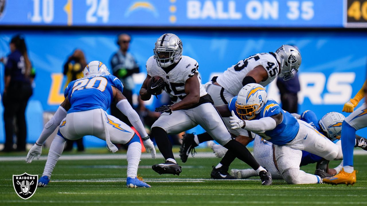 Halftime Report: Raiders fall behind early against the Chargers