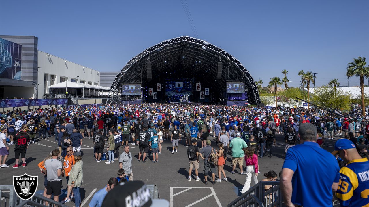 NFL draft celebrities, fans flock to downtown Las Vegas