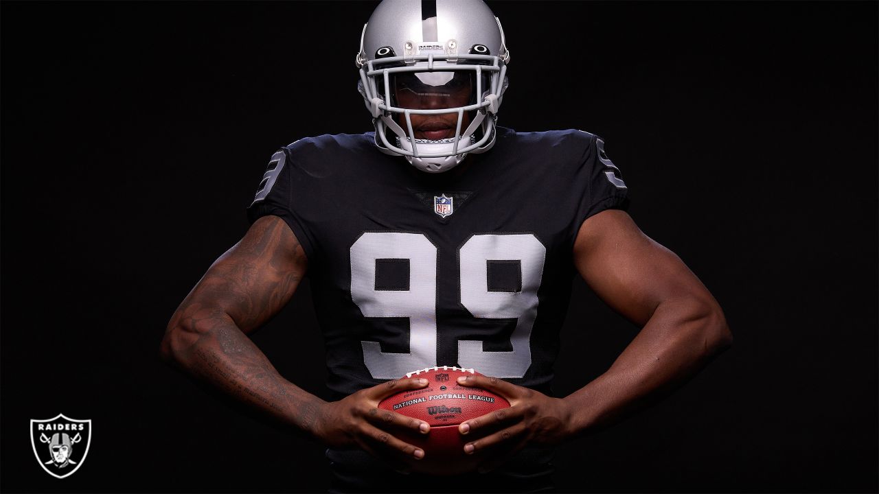 INGLEWOOD, CA - DECEMBER 08: Oakland Raiders safety Tre'von Moehrig (25)  celebrates during the NFL game between the Oakland Raiders and the Los  Angeles Rams on December 8, 2022, at SoFi Stadium