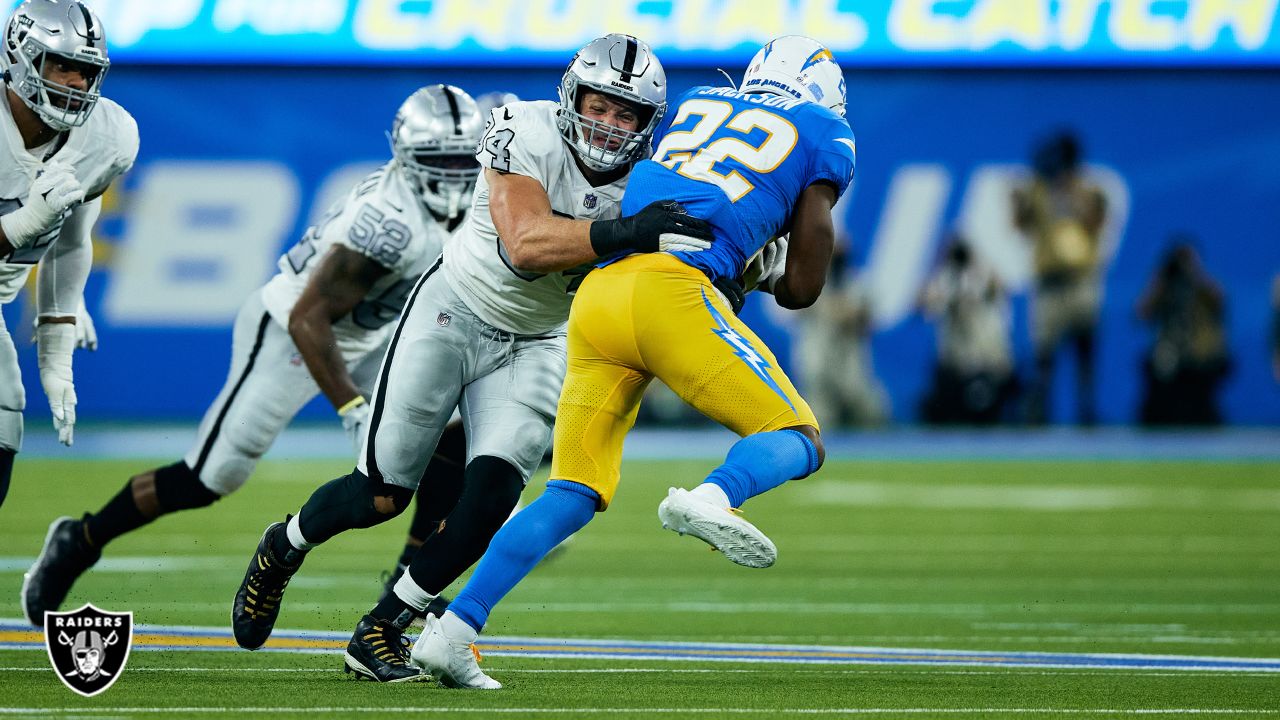 Carl Nassib, first openly gay player in NFL game, makes history and stars in  thrilling Las Vegas Raiders win - CBS News