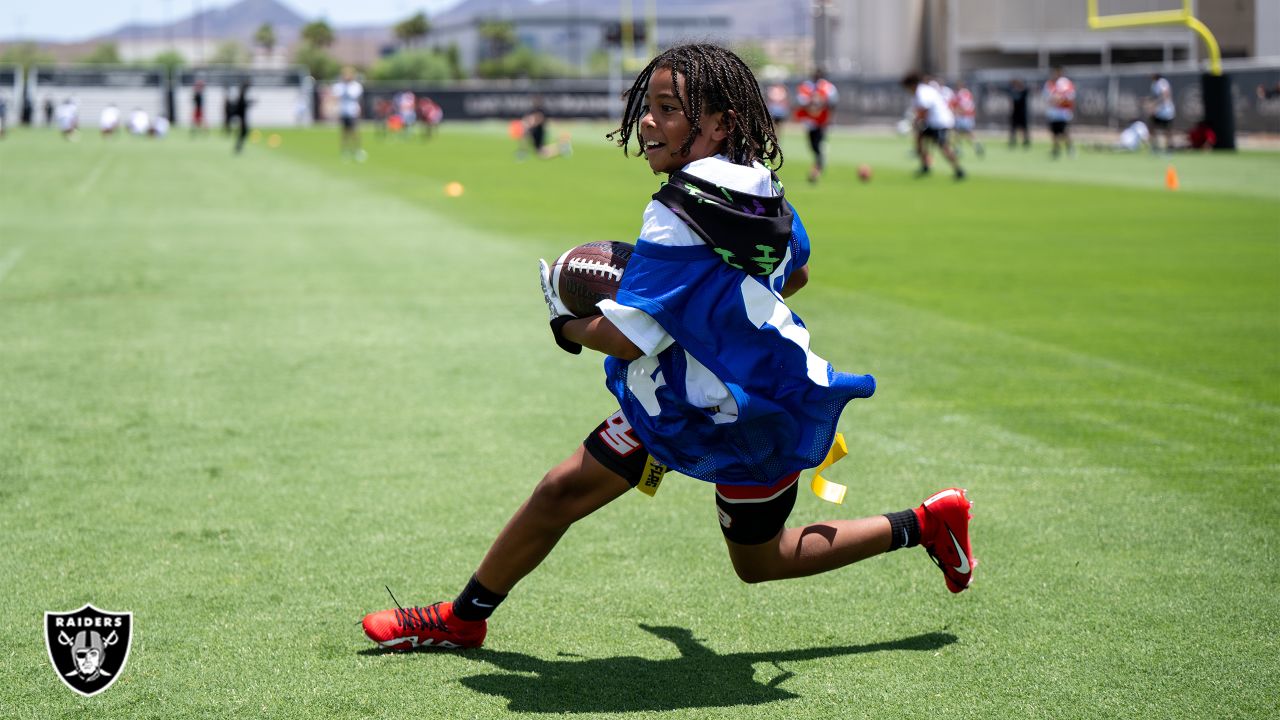 Students participate in Las Vegas Raiders 'C.H.A.M.P. Camp'