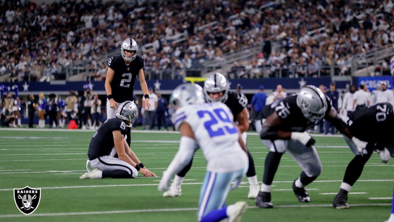 Raiders beat Cowboys 36-33 in OT on field goal after penalty