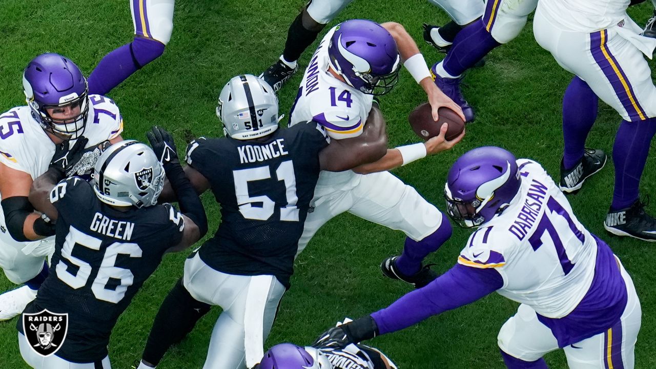 Early Malcolm Koonce impressions from Las Vegas Raiders training camp