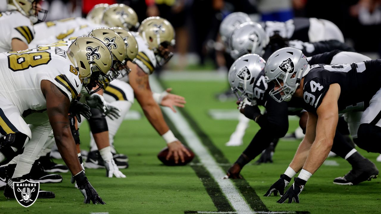 Las Vegas Raiders host New Orleans Saints in 1st game at Allegiant