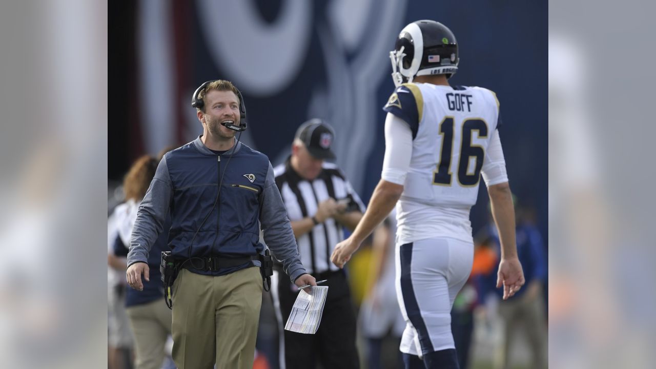 Los Angeles Rams Coach Sean McVay 'Proud' of O-Line Amidst