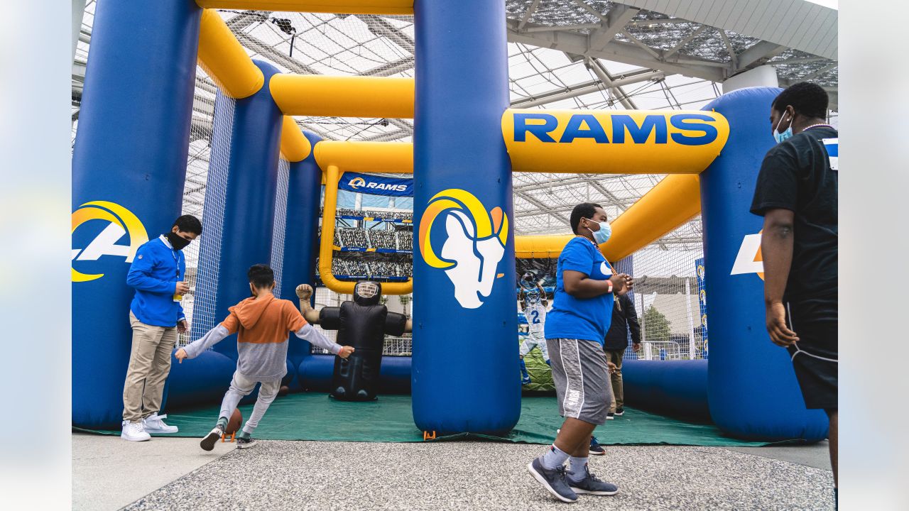 Los Angeles Rams Community Event Recap  Rams Legend Andrew Whitworth, COO  Kevin Demoff, Rams organization & fans take part in WalkUnitedLA 2022