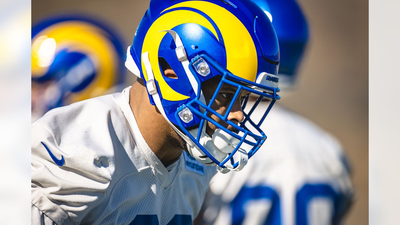 Los Angeles Rams wide receiver Ben Skowronek hauls in a 14-yard