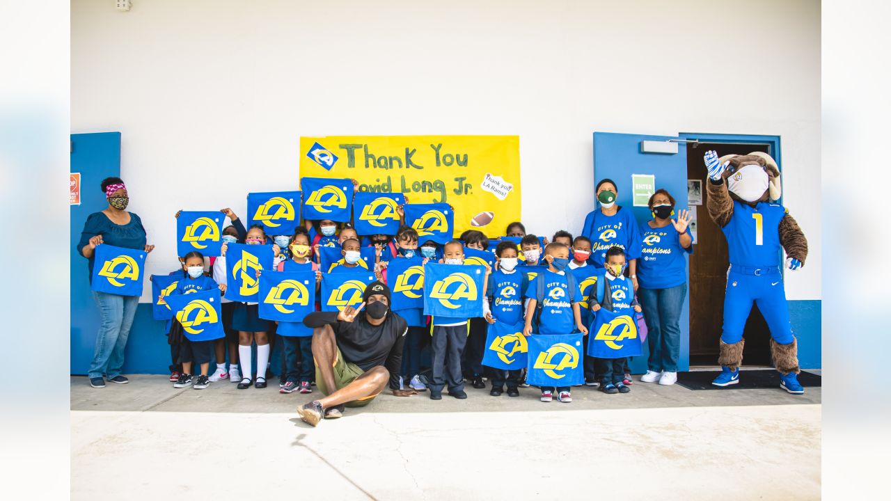 Rams' David Long Jr. Host Backpack Giveaway – Los Angeles Sentinel