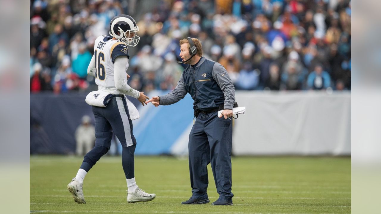 Los Angeles Rams Coach Sean McVay 'Proud' of O-Line Amidst