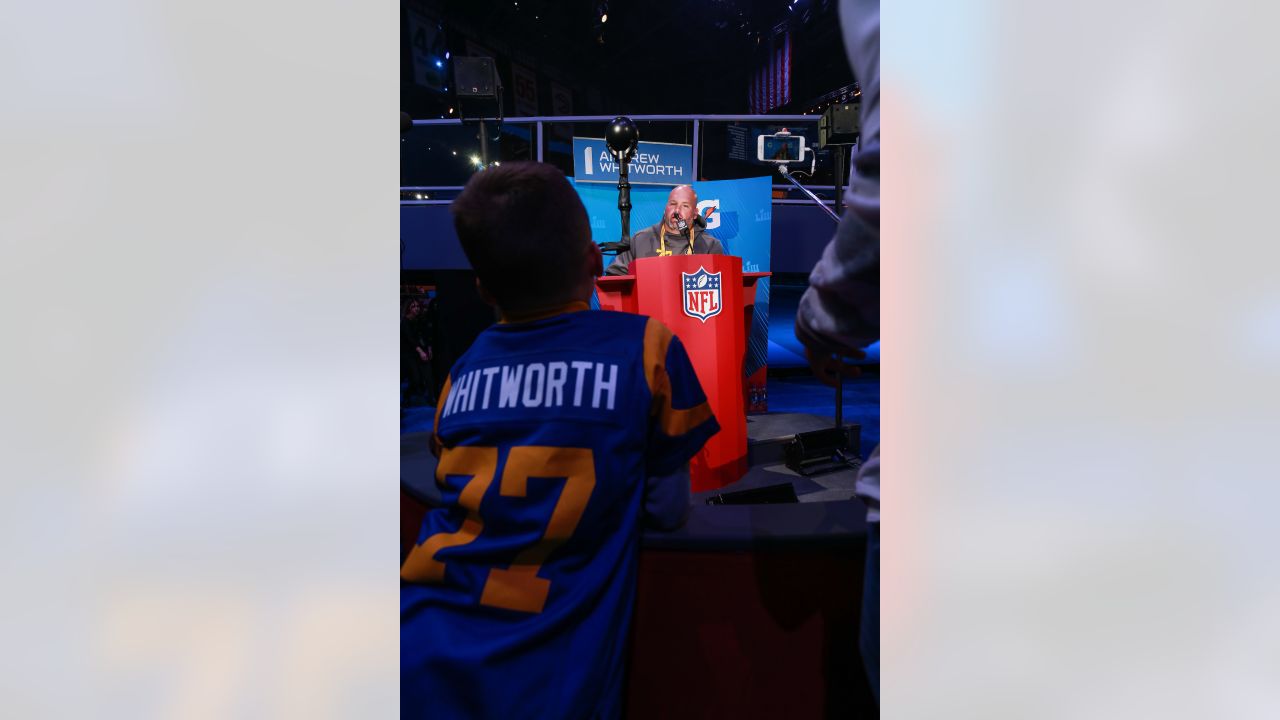 Andrew Whitworth shares photo of Rams' Super Bowl LIII jersey