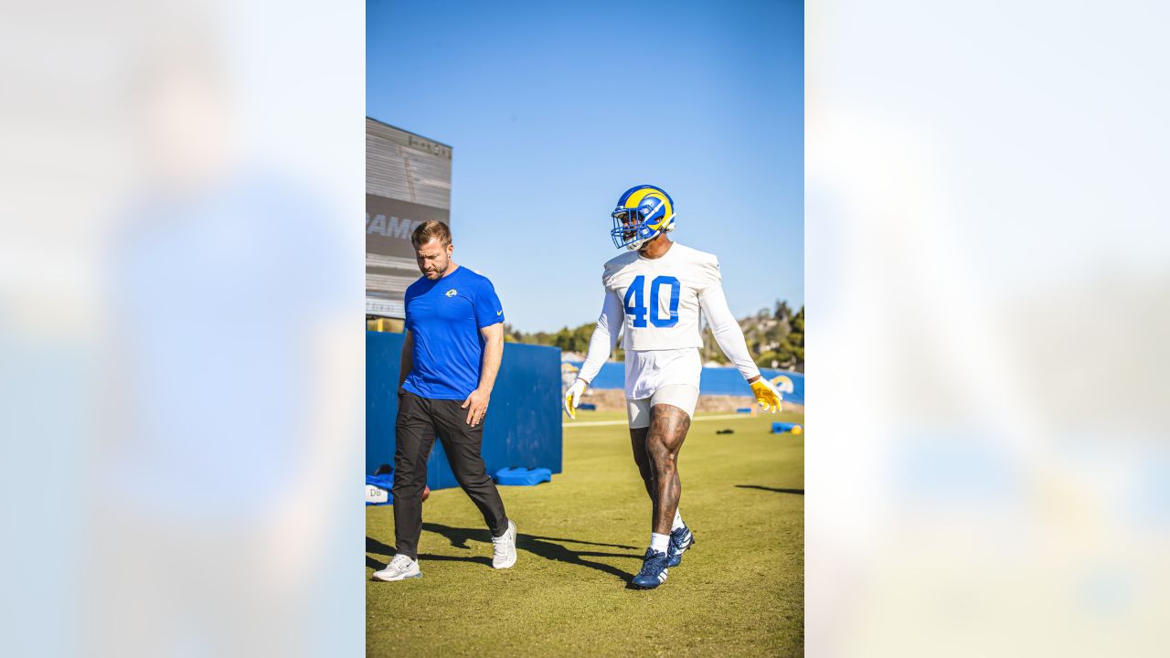 PHOTOS: OLB Von Miller's first day at Rams practice