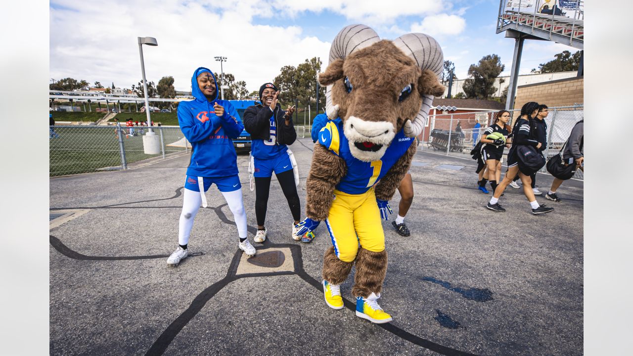 Rams and Chargers Unveil Jerseys for Girls Flag Football League – Los  Angeles Sentinel