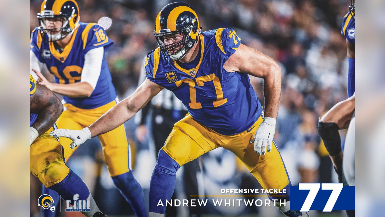 Andrew Whitworth shares photo of Rams' Super Bowl LIII jersey