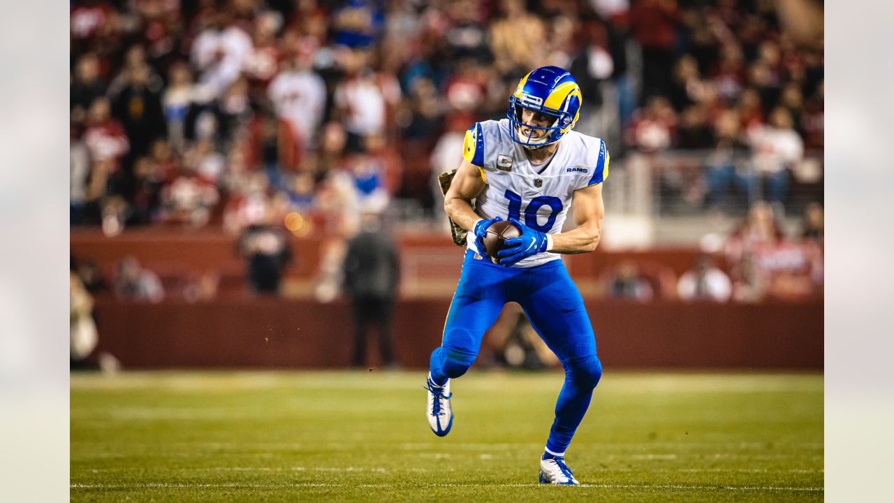 Cooper Kupp rocked a Matthew Stafford jersey to sign his contract extension  with the #Rams 