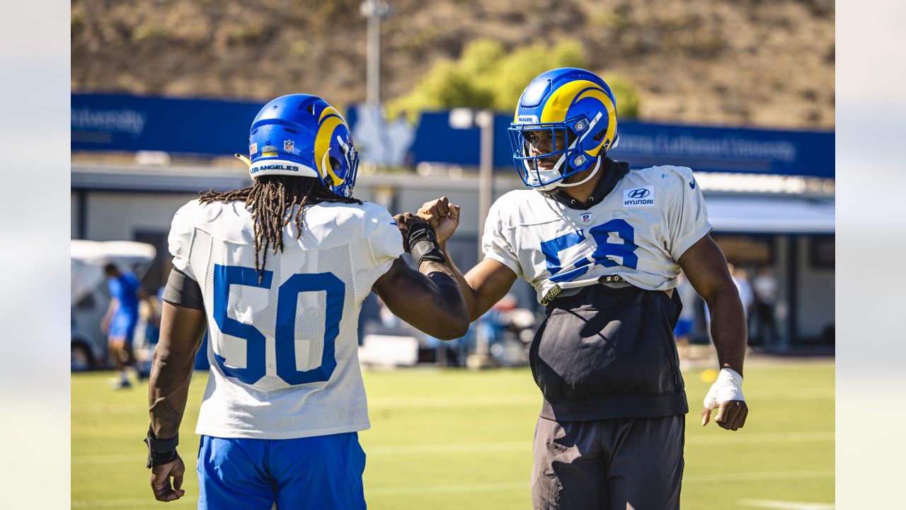 Los Angeles Rams offensive tackle Alaric Jackson (68) during a NFL  preseason game against the Las Vegas Raiders, Saturday, August 21, 2021, in  Inglewood, CA. The Raiders defeated the Rams 17-16. (jon