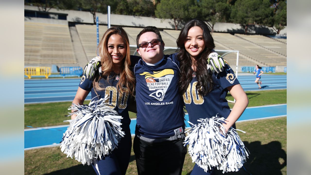 The Los Angeles Rams in their partnerships with Special Olympics Southern California and the Los Angeles Police Department host the inaugural Law Enforcement Torch Run (LETR) Unified Flag Football Tournament. Saturday, December 15, 2018, Los Angeles, CA. (Will Navarro/Rams)