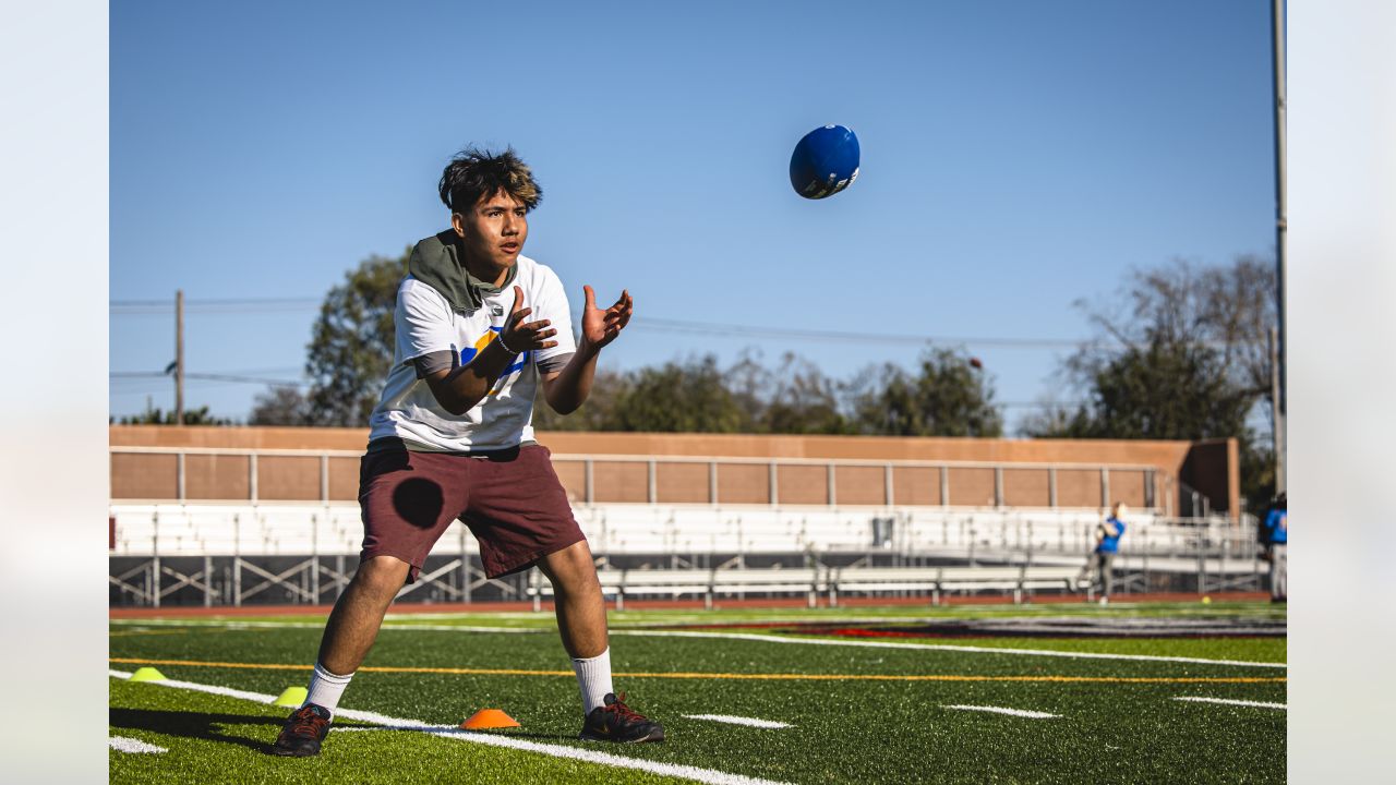 Aaron Donald hosts football camp for local youth at Dymally High