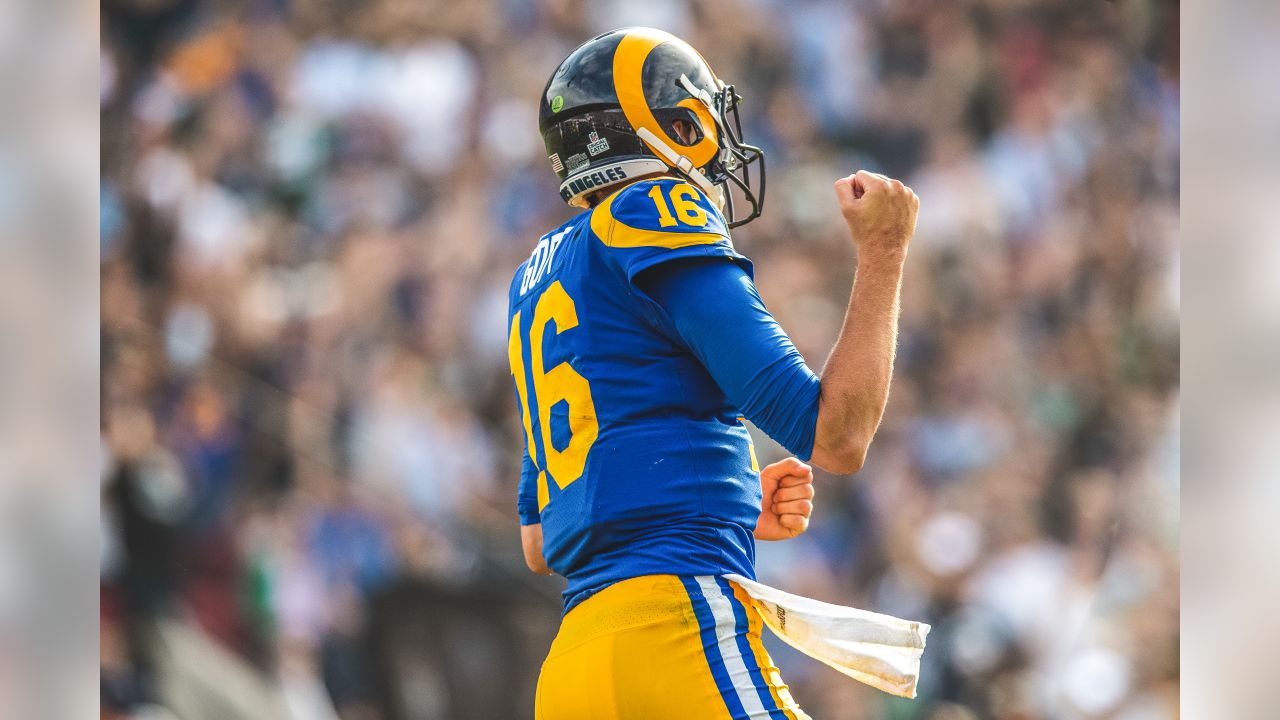 October 21, 2018: Los Angeles Rams quarterback Jared Goff (16) in