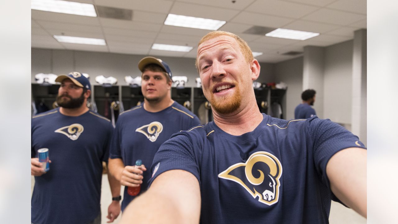 INGLEWOOD, CA - JUNE 10: Los Angeles Rams punter Johnny Hekker (6) during  the Los Angeles Rams practice on June 10, 2021, at SoFi Stadium in  Inglewood, CA. (Photo by Jevone Moore/Icon