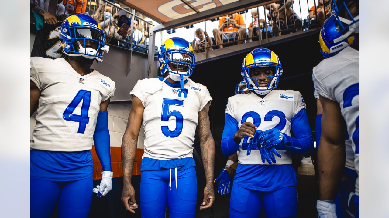 Los Angeles Rams Uniform Tracker on X: The Rams have released their  uniform schedule for the upcoming season. Here's the breakdown: -Bone 9  games -Royal 5 games -Modern Throwback 3 games Thoughts?