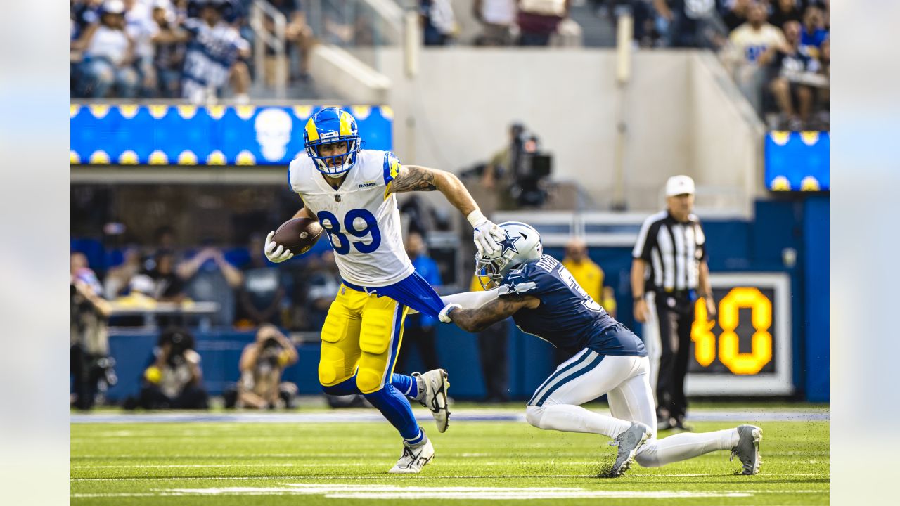 Dec 15, 2019: A Los Angeles Rams fan dresses up during an NFL game between  the Los Angeles Rams and the Dallas Cowboys at AT&T Stadium in Arlington,  TX Dallas defeated Los